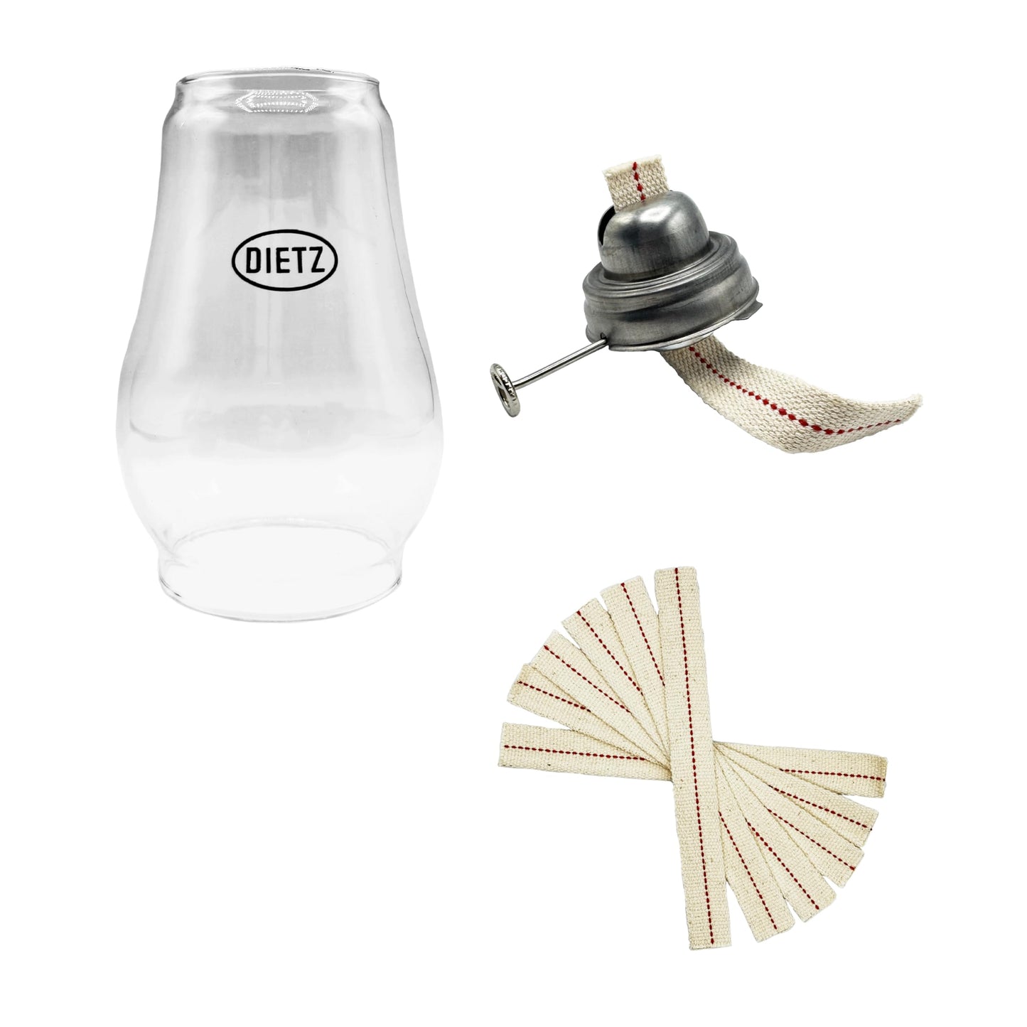 Classic Oil Camping Lantern with Replacement Wick