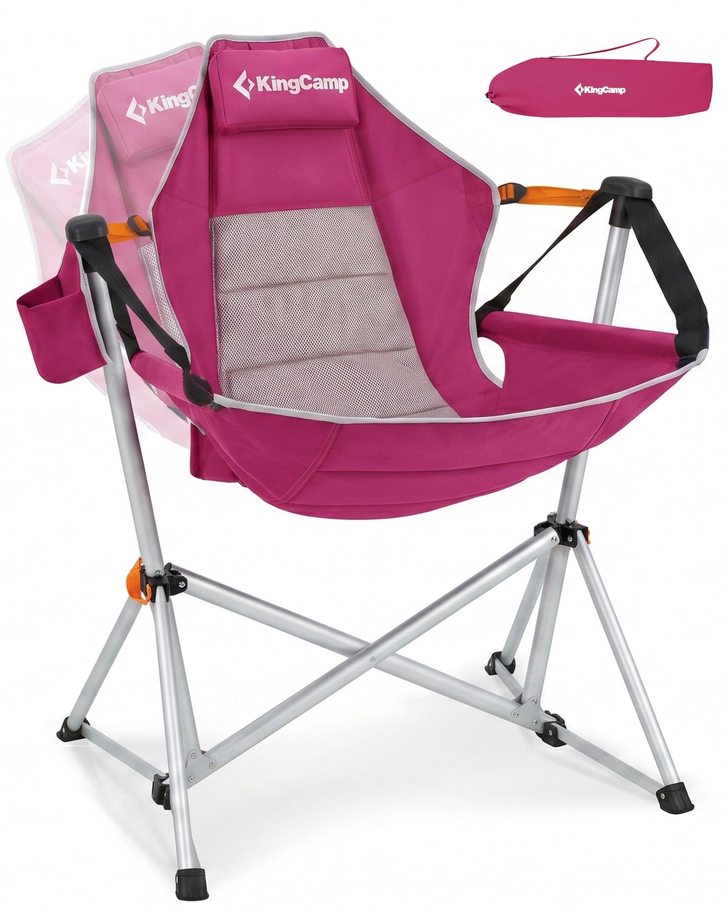 Oversized Folding Hammock Camping Chair with Recline