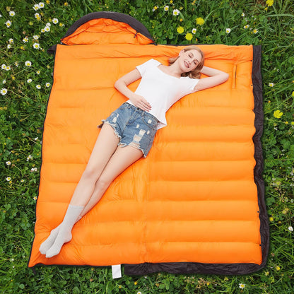 Wearable Down Sleeping Bag for Cold Weather Camping