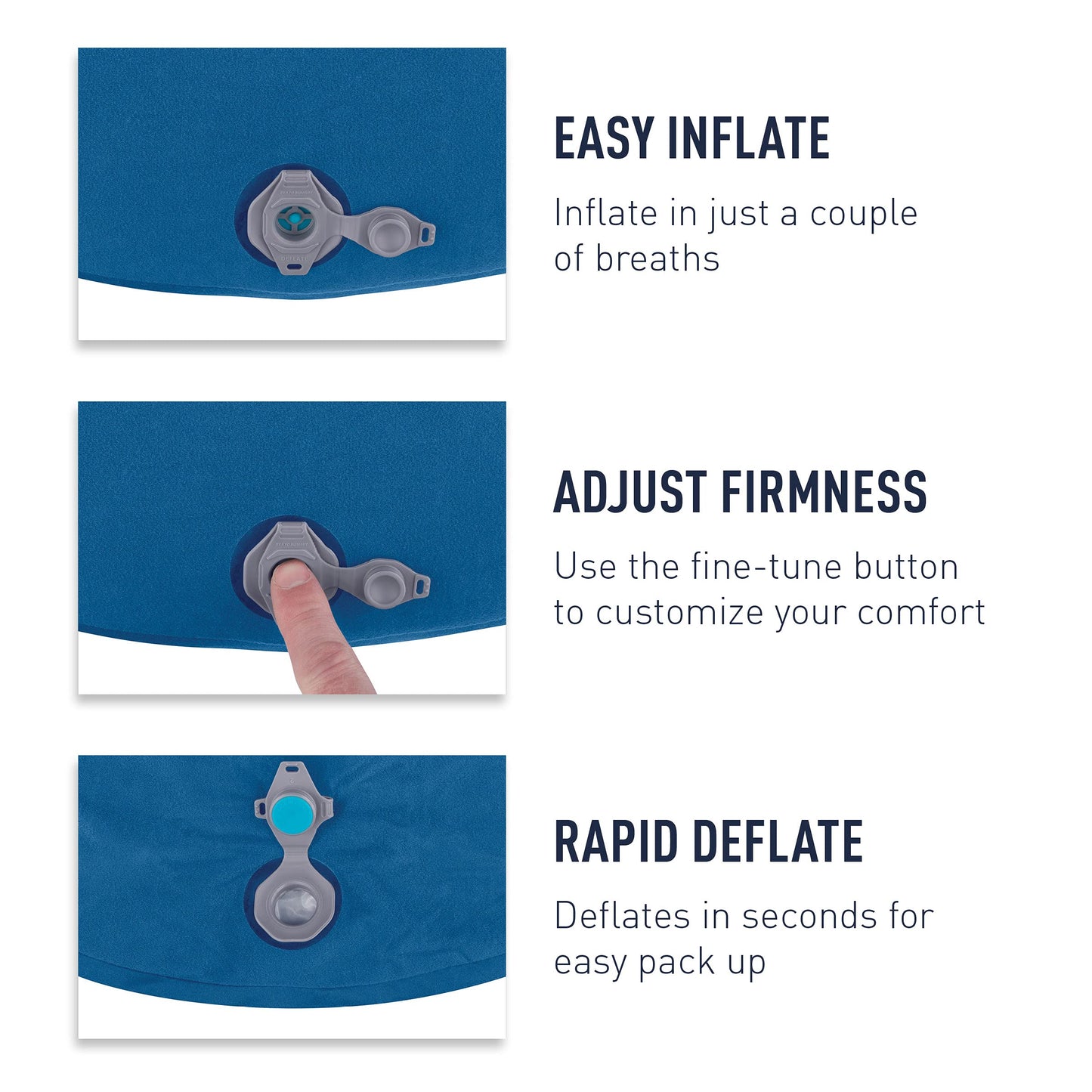 Sea to Summit Aeros Premium Inflatable Travel Pillow
