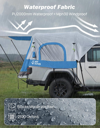 Inflatable Truck Bed Camping Tent with Awning