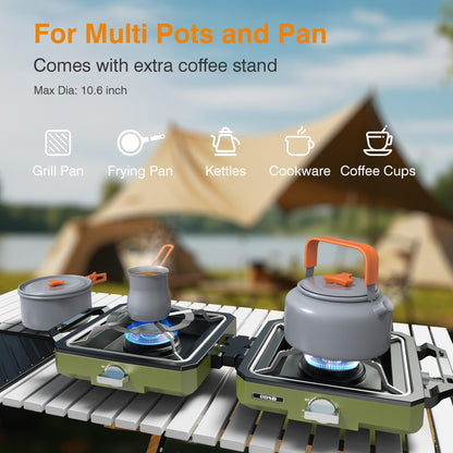20,000 BTU Dual Burner Camping Stove