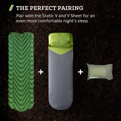 Shredded Memory Foam Camping Pillow Large Size