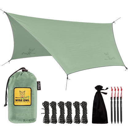 Waterproof Hammock Camping Rain Fly Tarp