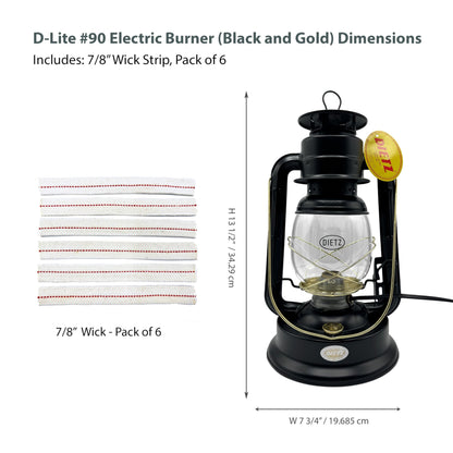 Classic Oil Camping Lantern with Replacement Wick