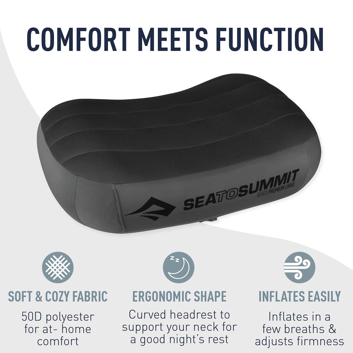 Sea to Summit Aeros Premium Inflatable Travel Pillow