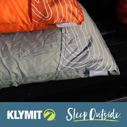 Shredded Memory Foam Camping Pillow Large Size