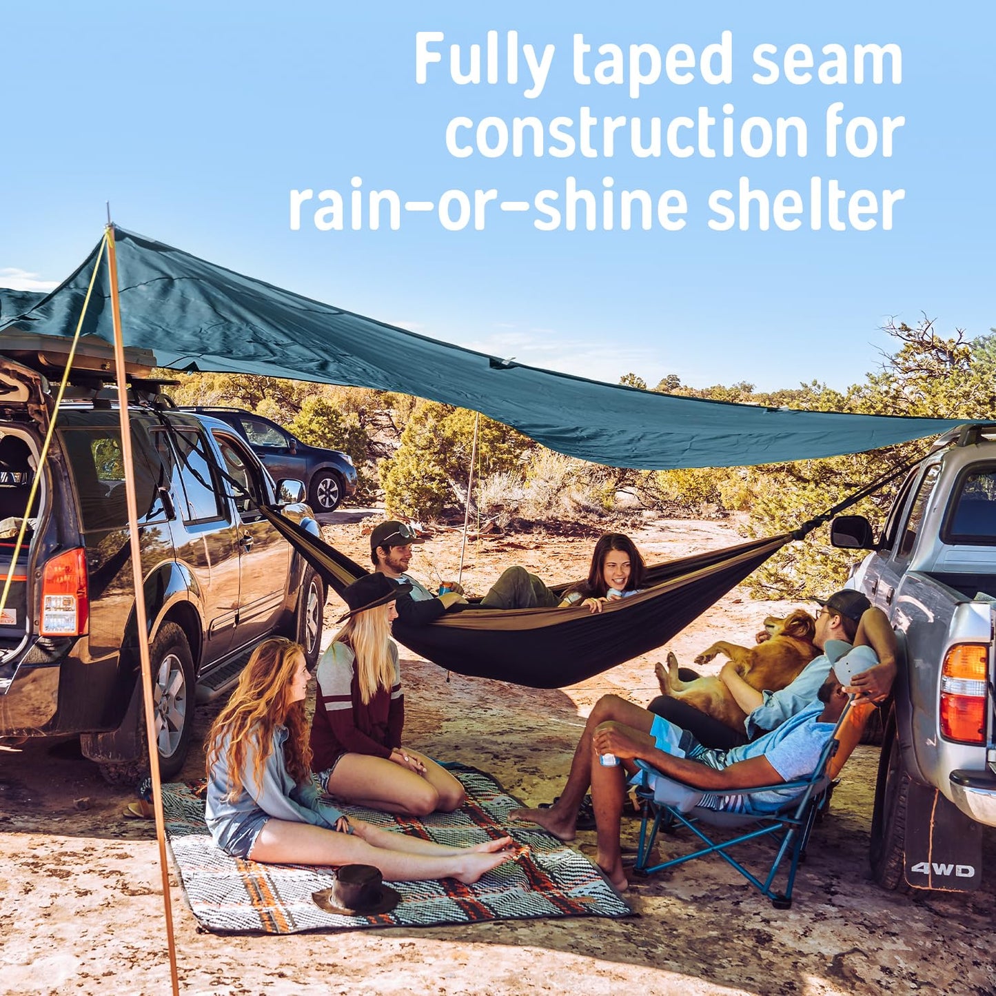 Waterproof Multi Use Camping Tarp Shelter