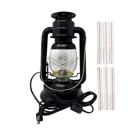 Classic Oil Camping Lantern with Replacement Wick