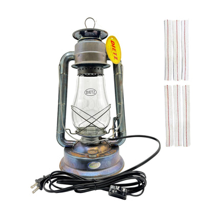 Classic Oil Camping Lantern with Replacement Wick