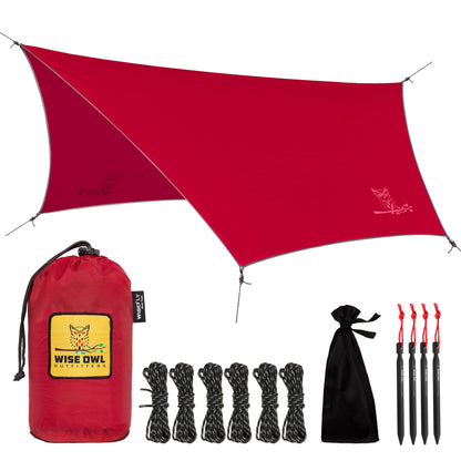 Waterproof Hammock Camping Rain Fly Tarp