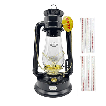 Classic Oil Camping Lantern with Replacement Wick
