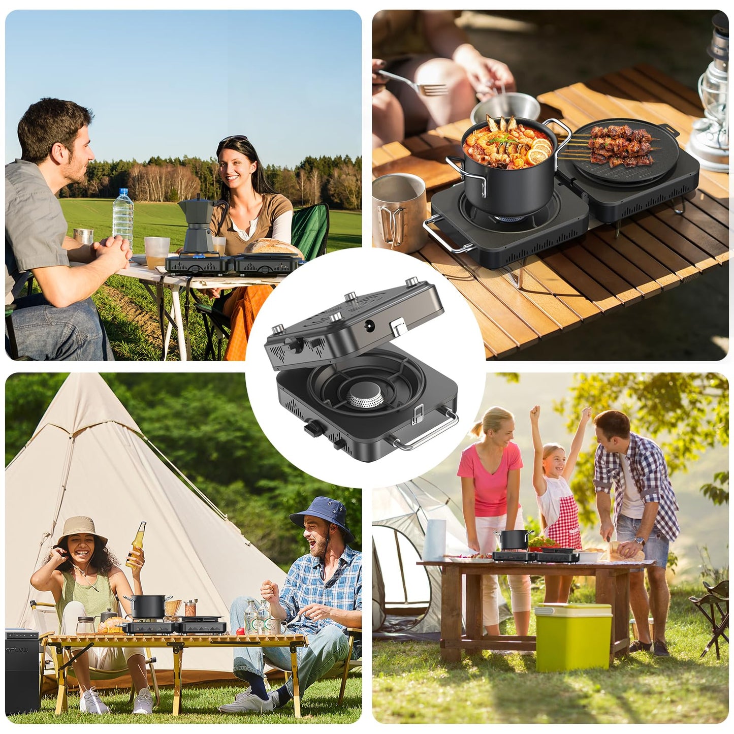 20,000 BTU Foldable Camping Stove