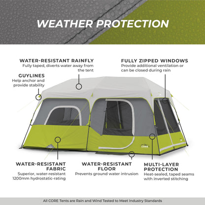 9 Person Instant Cabin Camping Tent
