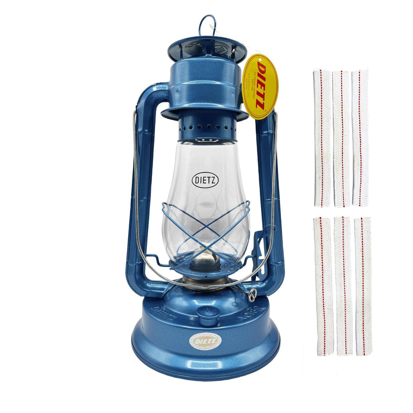 Classic Oil Camping Lantern with Replacement Wick