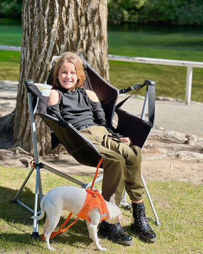 Oversized Folding Hammock Camping Chair with Recline
