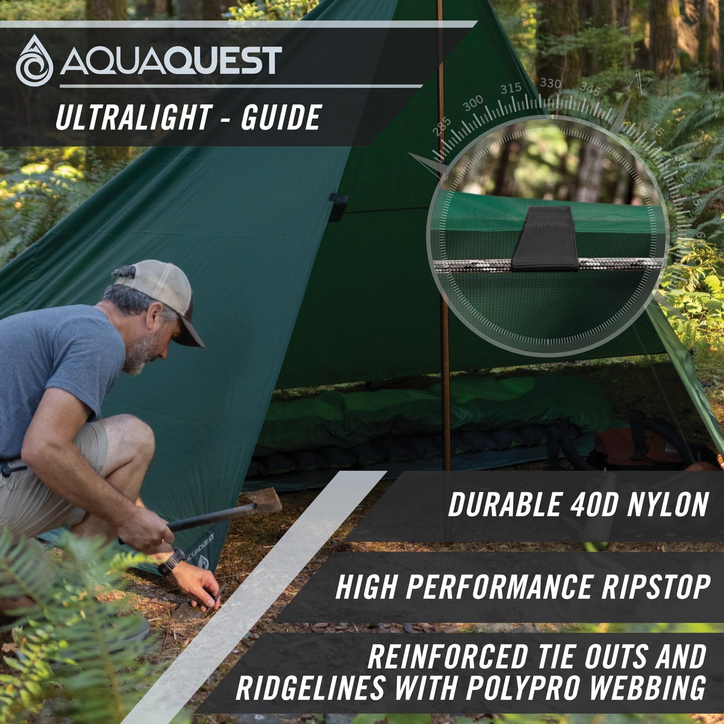 Ultralight Waterproof Camping Rain Tarp