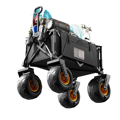 Beach Wagon Cart with Big Wheels for Camping