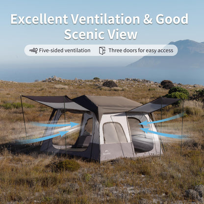 Instant Setup Waterproof Family Camping Tent