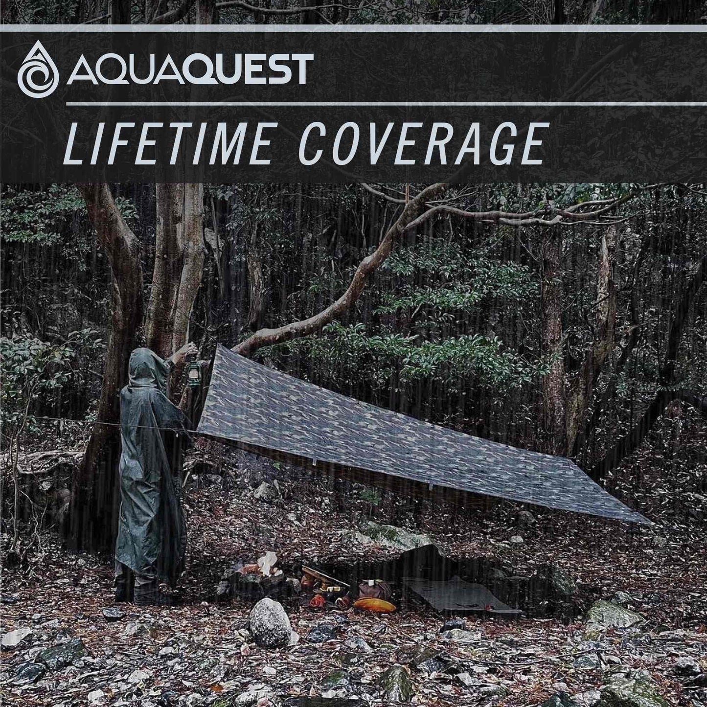 Heavy Duty Waterproof Camping Rain Tarp