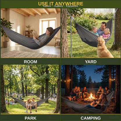 Ultralight Portable Camping Hammock with Straps